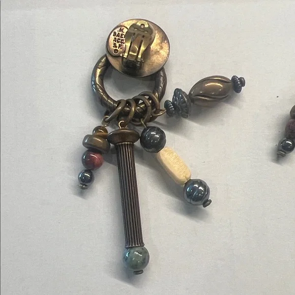 Artisan Bronze and Multicolor Dangle Earrings
VINTAGE - Picture 4 of 5